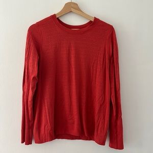 Lululemon long sleeve, vented shirt - size 10